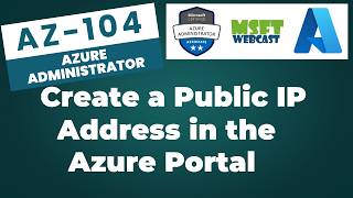 96. How to Create a public IP address using the Azure portal | Azure Networking Tutorial