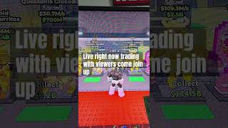 Live right now #roblox #helpmemakethismakesense #sab trading
