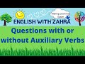 Question Formation and Auxiliary Verbs