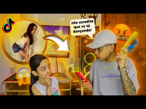 REAGINDO aos TIKTOKS da MINHA IRMÃ MAIS NOVA «não deu certo»