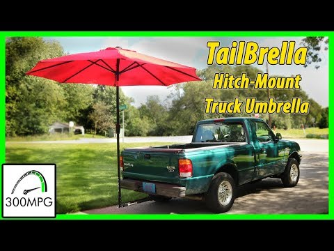 Tailbrella Review | Truck Hitch-Mount Patio Umbrella