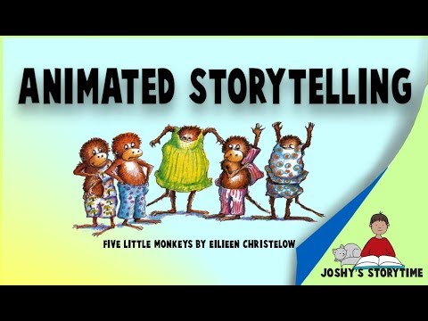 (Animated) Five Little Monkeys by Eileen Christelow - YouTube