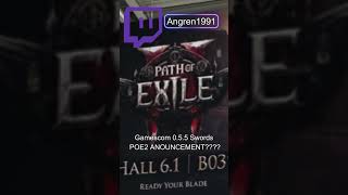 POE2 0.5.5 FINALLY SWORDS COMING? GAMESCOM HYPE! #pathofexile2 #poe2 #gaming  #gamescom