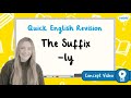 Forming Adverbs from Adjectives