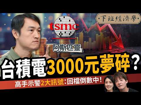 【股票】台積電3000元夢碎？台股今年高點已過？高手示警2大訊號：回檔倒數中！ft.阿斯匹靈｜下班經濟學763｜謝哲青、張瓊方