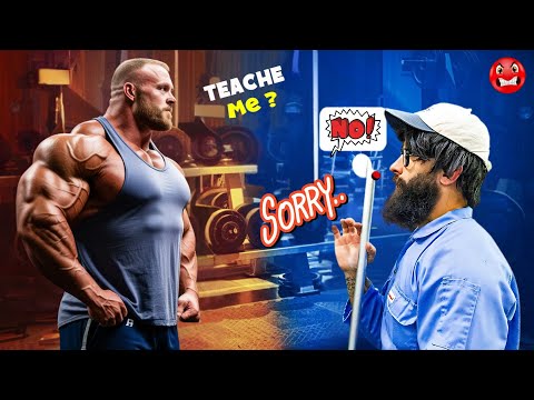 ELITE Powerlifter ANATOLY Use 32kg Mop in a GYM | Pretended to be a CLEANER #7