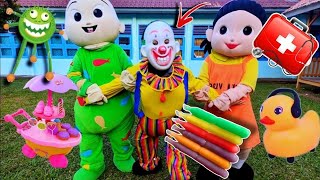 Drama Badut Lucu Squidgame Lahiran di Mobil, Dokter Boboiboy Cocomelon Makan Es Krim