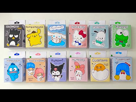 [💸paper diy💸] SANRIO BLIND BOXES unboxing! | asmr