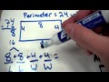 Calculating Perimeter and Area of Rectangles