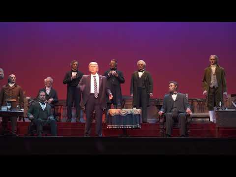 Animatronic Donald Trump Joins Disney's Hall Of Presidents & Twitter Is Freaking Out!