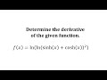 Understanding Derivatives and Logarithms