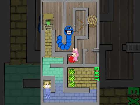 Labubu Vs Worms at Granny : mysterious well . part 1