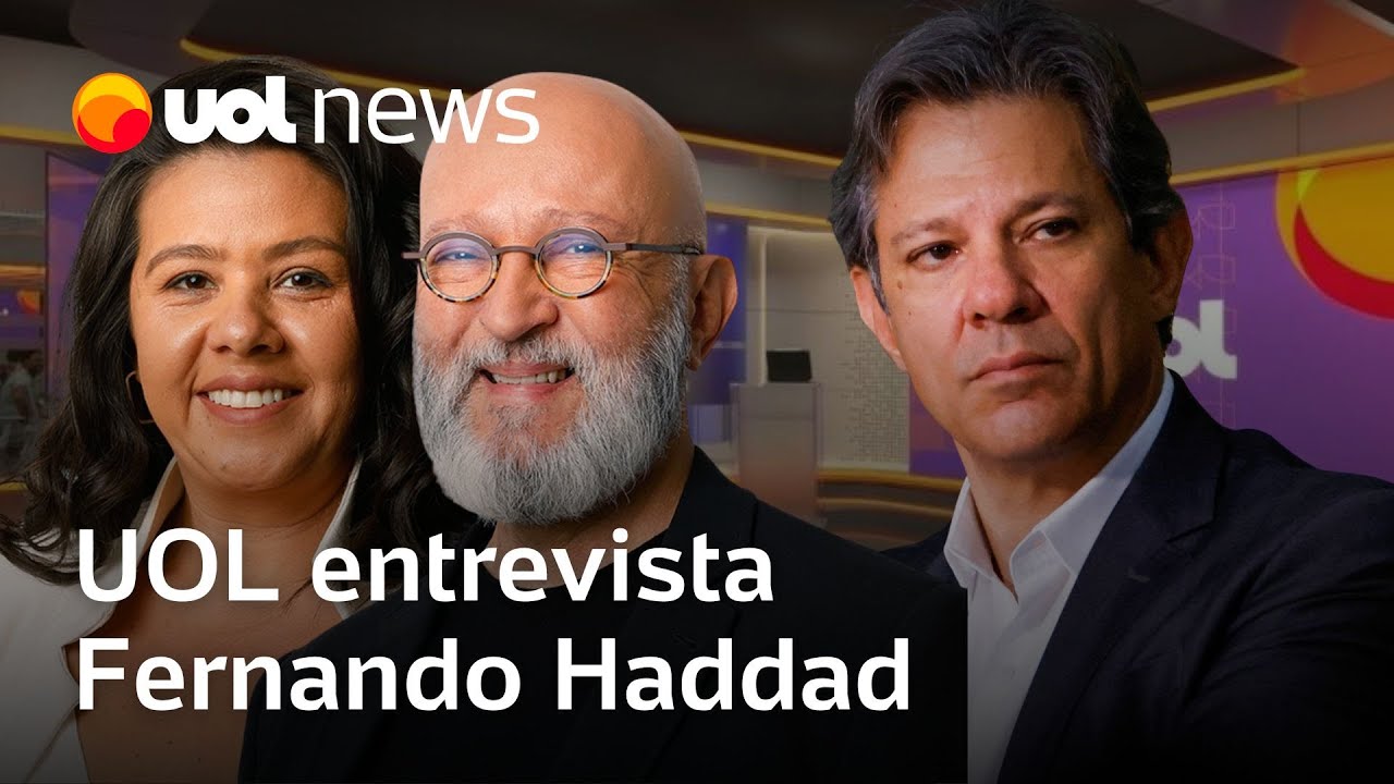 Fernando Haddad fala ao UOL em entrevista exclusiva sobre tarifas de Trump e políticas fiscais