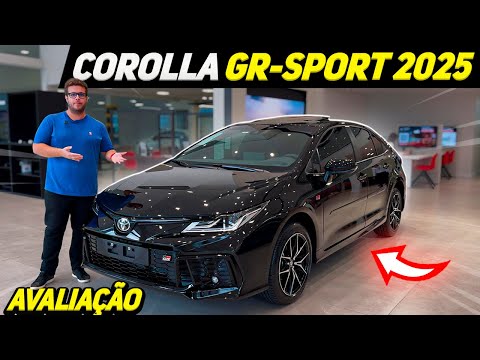 NOVO TOYOTA COROLLA 2025 GR-SPORT EM DETALHES