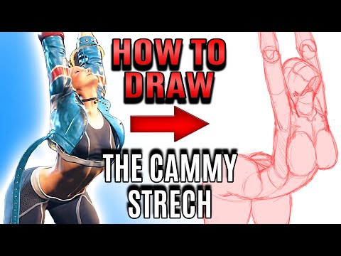 HOW TO DRAW THE CAMMY POSE (Street Fighter 6)