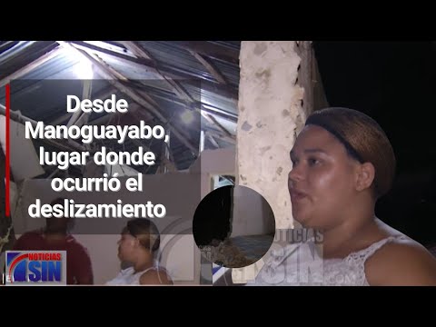 Vivienda derrumbada por cauce de cañada