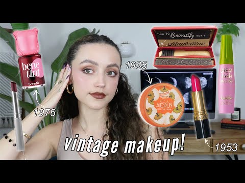 FULL FACE OF VINTAGE MAKEUP YOU CAN STILL BUY TODAY!!