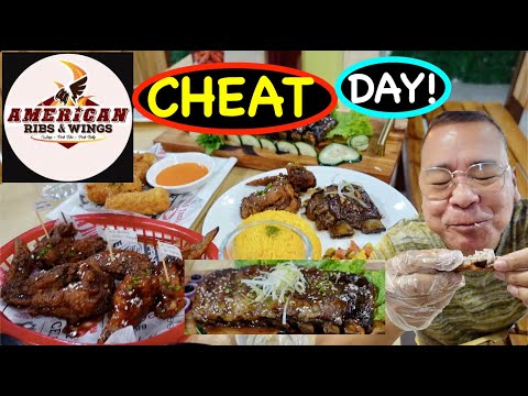 CHEAT DAY!! SORI naman!😄TRY natin ang AMERICAN RIBS & WINGS!!🇺🇸🍗🍖 MUKBANG with Bff & DEX!