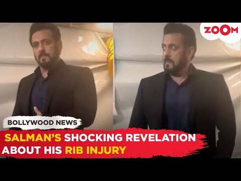 Salman Khan REVEALS he has BROKEN ribs at Bigg Boss Event, warns paps to be CAREFUL