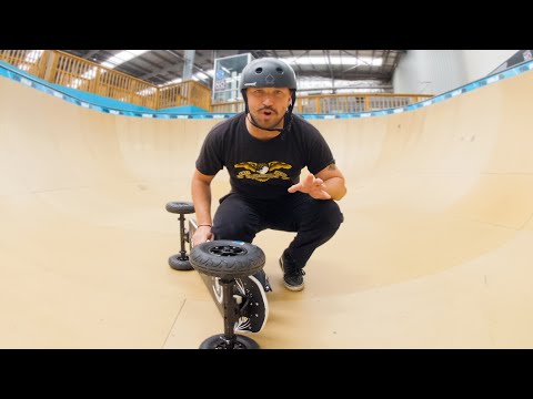 How to get speed at the Skatepark on a Mountainboard