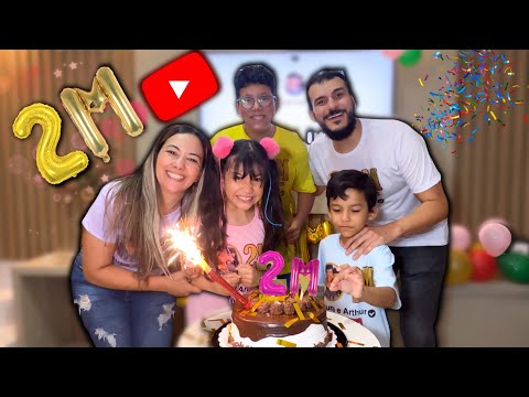 2 MILHÕES DE INSCRITOS ❤️ SOMOS MUITO GRATOS A TODOS VOCÊS 😍🙌🏻