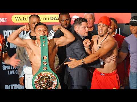 HEATED - Pitbull Cruz GETS INTO IT with Nestor Bravo in TENSE Weigh In &amp; Face Off