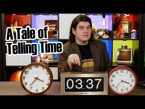 So... the minute hand shows progression — apparently we think of time in wildly different ways