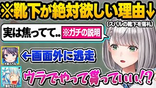 まさかの理由でスバルの靴下がすぐに欲しいと言う団長にガチで怖がってしまうスバルwBIG3面白雑談まとめ【大空スバル/白銀ノエル/雪花ラミィ/