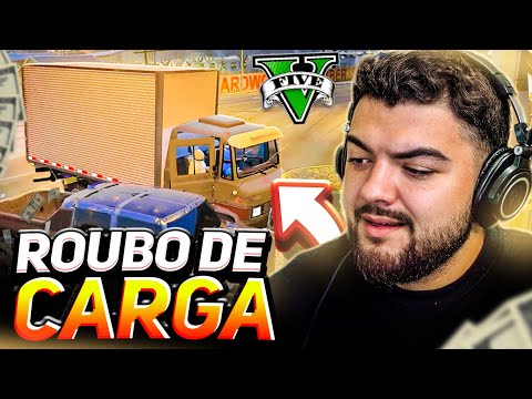 ROUBEI A CARGA DO CAMINHÃO no GTA RP (LUQUET4)
