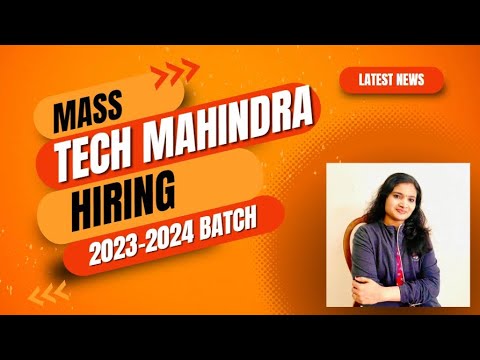 Tech Mahindra Bulk Hiring| PAN India hiring for freshers