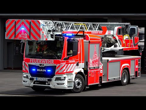 [NEUE DREHLEITER] - Feuerwehr KASSEL | PKWs BLOCKIEREN LÖSCHZUG auf Einsatzfahrt!