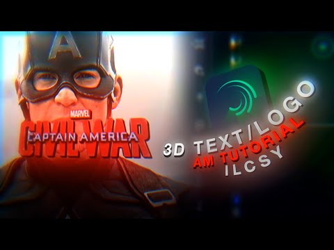 3D Text/Logo animation tutorial | Alight Motion