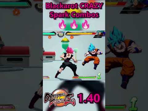 Goku Black NEW SPARK Combos are CRAZY in DBFZ 1.41 Patch
