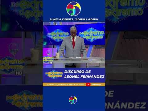 Johnny Vásquez comenta sobre el Discurso de Leonel Fernández ¿Cuál es tu opinión? ?