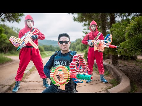 Nerf Guns War : S.W.A.T Using Nerf Guns Fight Gangsters Unlock Hidden Rewards!