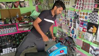 Today my bike shop open and my modified bike splendor mini bike or 2012 model new bike modify road 