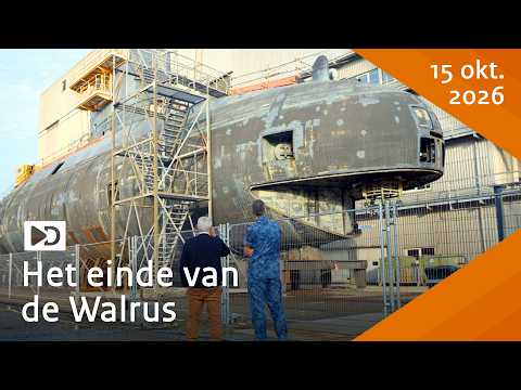 Onderzeeboot Zr.Ms. Walrus als eerste van de Walrusklasse naar de sloop