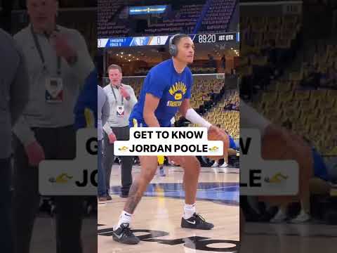 It’s a Poole Party! Coming off 31 PTS performance Game 1.. Get to know Warriors guard Jordan Poole! video clip