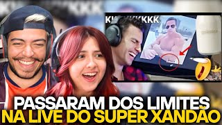 A ZOEIRA PASSOU dos LIMITES na LIVE do SUPER XANDÃO KKKKKKKK (tente não rir) | REACT