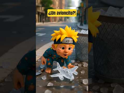 Naruto hizo un avioncito... ¡pero Sasuke se rió de él! 😭