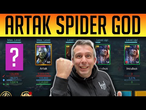 ARTAK EASY SPIDER DUO! EVERYONE CAN BEAT SPIDER 20! | Raid: Shadow Legends