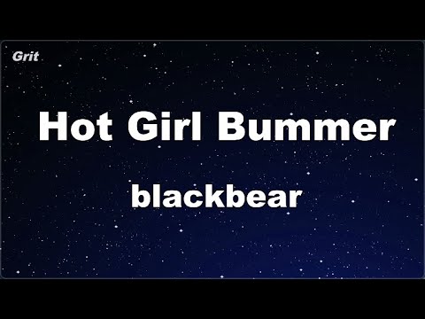 Karaoke♬ Hot Girl Bummer – blackbear 【No Guide Melody】 Instrumental