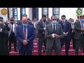 الرئيس عبد الفتاح السيسي يؤدي شعائر صلاة عيد الفطر المبارك بمسجد المشير طنطاوي