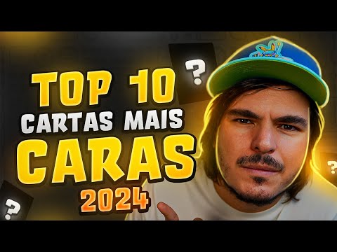 Top 10 - Cartas Pokémon MAIS CARAS lançadas em 2024! (Retrospectiva)