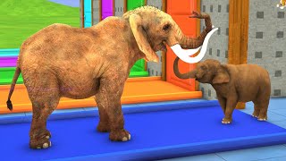 Chú Voi Con Dễ Thương - Gà Trống Mèo Con Và Cún Con - Nhạc Thiếu Nhi Cháu Yêu Bà
