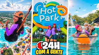 VLOG DE TUDO QUE NÓS FIZEMOS EM 24H JUNTO COM VOCÊS NO RIO QUENTE RESORT E HOT PARK !🐠🏝️☀️