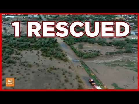 1 person rescued after box truck swept <strong>away</strong> <strong>in</strong> New River