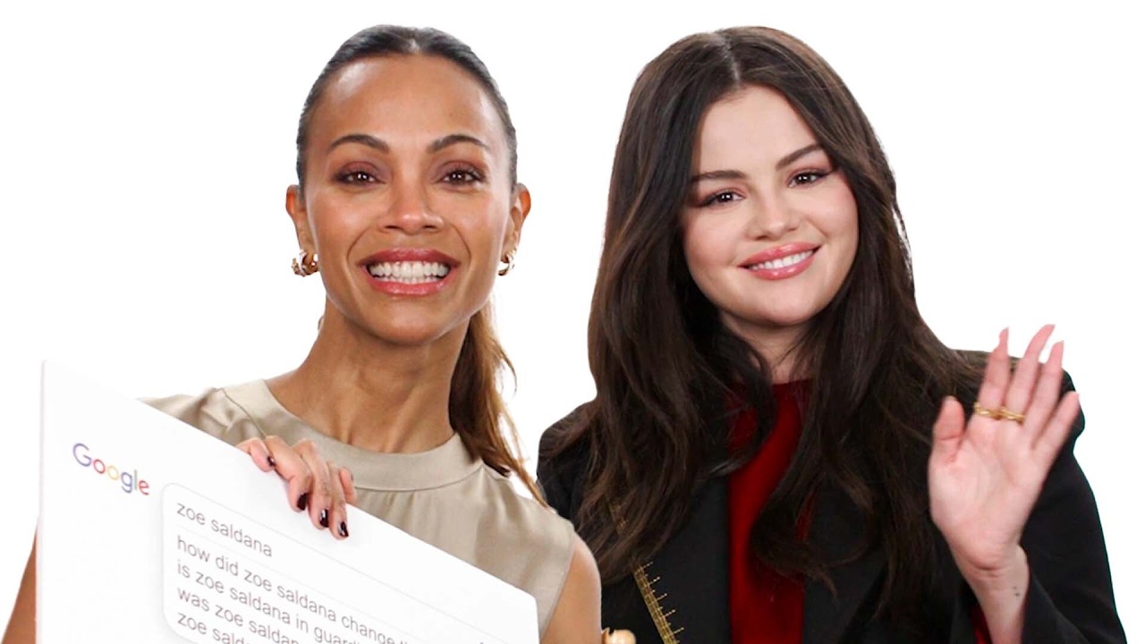 Selena Gomez & Zoe Saldaña Answer The Web's Most Searched Questions - WIRED