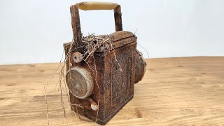 Restoring a 100-Year-Old Railroad Lantern – Step by Step Transformation!