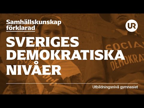 Sveriges demokratiska nivåer | SAMHÄLLSKUNSKAP FÖRKLARAD | Gymnasiet